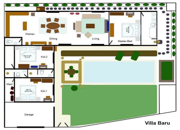 VillaBaruBali -z-Floor